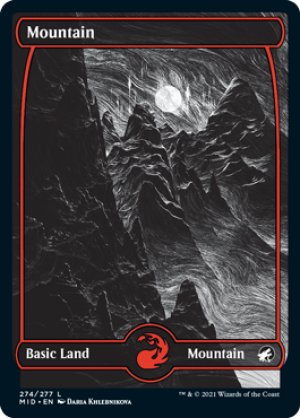 画像1: 【FOIL】山/Mountain ＃274 [MID-089JPB]