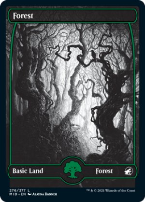 画像1: 【FOIL】森/Forest ＃276 [MID-089JPB]