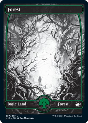 画像1: 【FOIL】森/Forest ＃277 [MID-089JPB]