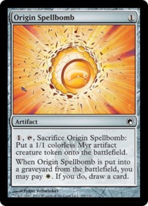 画像1: 【FOIL】起源の呪文爆弾/Origin Spellbomb [SOM-053ENC]