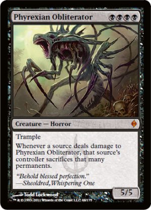 画像1: ファイレクシアの抹消者/Phyrexian Obliterator [NPH-055ENM]