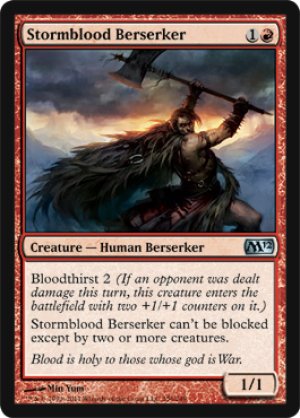 画像1: 嵐血の狂戦士/Stormblood Berserker [M12-ENU]