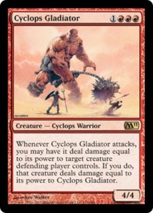 画像1: 【FOIL】サイクロプスの剣闘士/Cyclops Gladiator [M11-ENR]