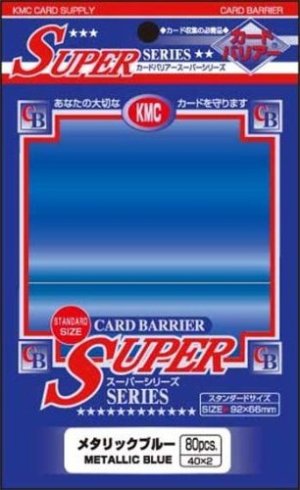 画像1: KMC カードバリアー SUPER SERIES METALLIC BLUE [SUP]