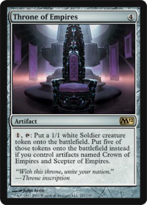 画像1: 【FOIL】帝国の玉座/Throne of Empires [M12-ENR]