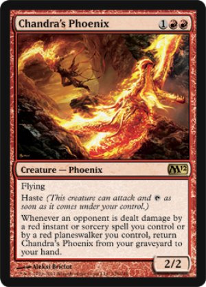 画像1: 【FOIL】チャンドラのフェニックス/Chandra's Phoenix [M12-ENR]