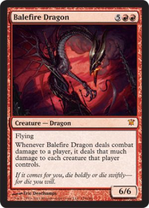 画像1: 災火のドラゴン/Balefire Dragon [ISD-056ENM]