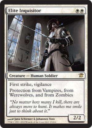 画像1: 【FOIL】精鋭の審問官/Elite Inquisitor [ISD-056ENR]