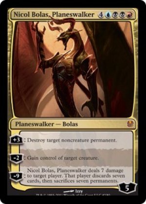 画像1: 【FOIL】プレインズウォーカー、ニコル・ボーラス/Nicol Bolas, Planeswalker [AvN-D08ENM]