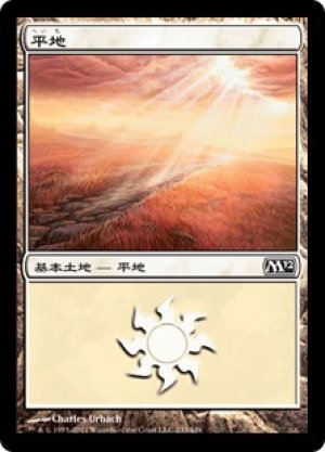 画像1: 【FOIL】平地/Plains ＃233 [M12-JPB]