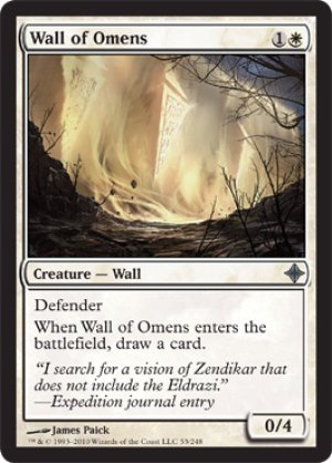 画像1: 前兆の壁/Wall of Omens [ROE-052ENU]