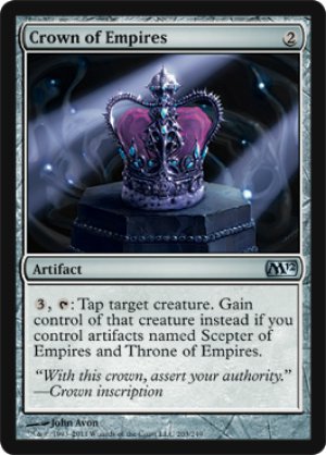 画像1: 【FOIL】帝国の王冠/Crown of Empires [M12-ENU]