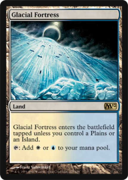 画像1: 氷河の城砦/Glacial Fortress [M12-ENR] (1)