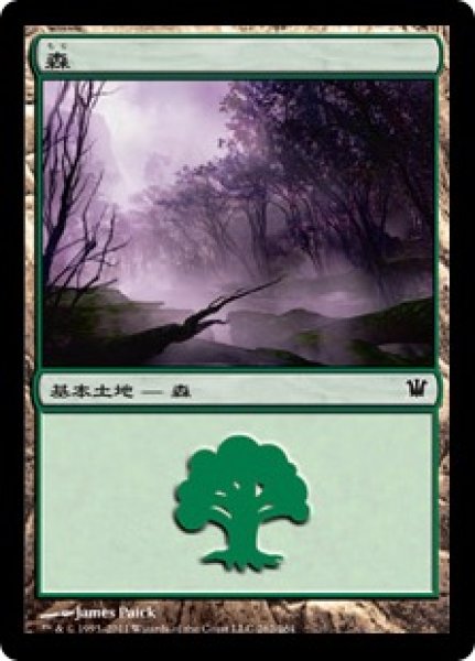 画像1: 【FOIL】森/Forest ＃262 [ISD-056JPB] (1)