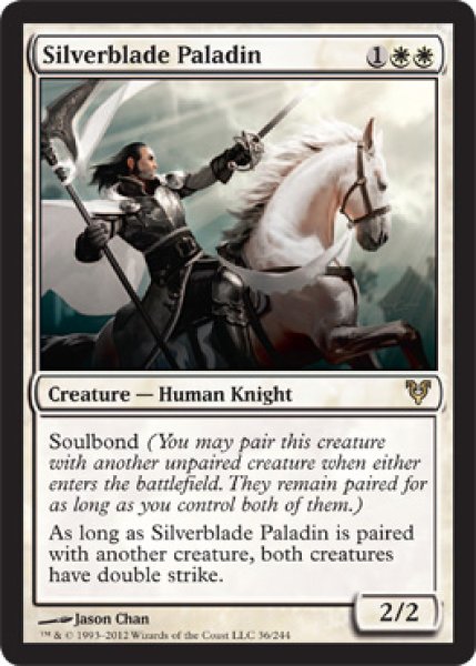 画像1: 銀刃の聖騎士/Silverblade Paladin [AVR-058ENR] (1)