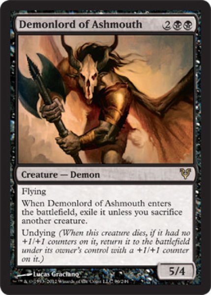 画像1: 灰口の悪魔王/Demonlord of Ashmouth [AVR-058ENR] (1)