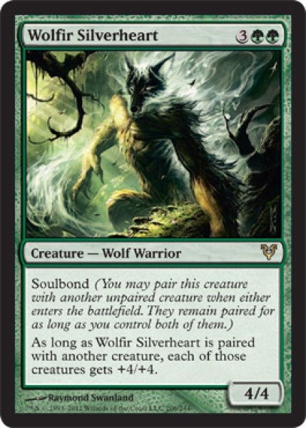 画像1: ウルフィーの銀心/Wolfir Silverheart [AVR-058ENR] (1)