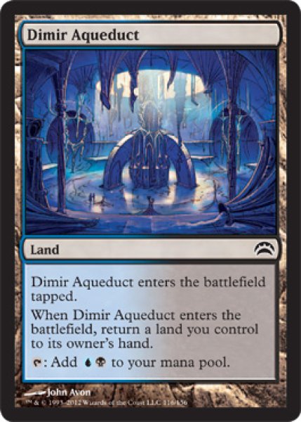 画像1: ディミーアの水路/Dimir Aqueduct [P12-A08ENC] (1)