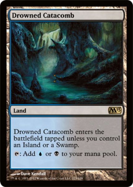 画像1: 【FOIL】水没した地下墓地/Drowned Catacomb [M13-ENR] (1)