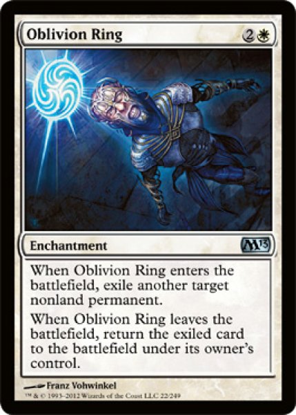 画像1: 【FOIL】忘却の輪/Oblivion Ring [M13-ENU] (1)