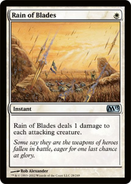 画像1: 【FOIL】刃の雨/Rain of Blades [M13-ENU] (1)