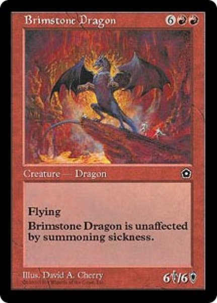 画像1: 硫黄のドラゴン/Brimstone Dragon [PO2-A01ENR] (1)