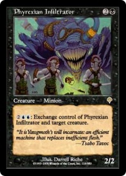 画像1: ファイレクシアの浸透者/Phyrexian Infiltrator [INV-022JPR] (1)