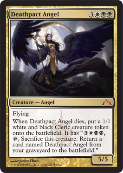 画像1: 【FOIL】死盟の天使/Deathpact Angel [GTC-060ENM] (1)