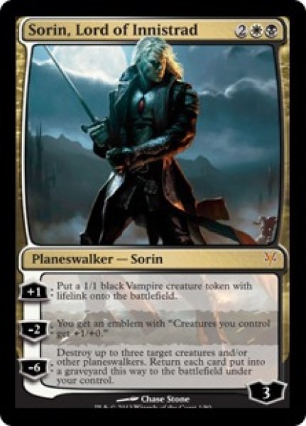 画像1: 【FOIL】イニストラードの君主、ソリン/Sorin, Lord of Innistrad [SvT-D11ENM] (1)