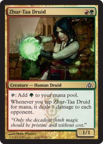 画像1: 【FOIL】ザル＝ターのドルイド/Zhur-Taa Druid [DGM-061ENC] (1)