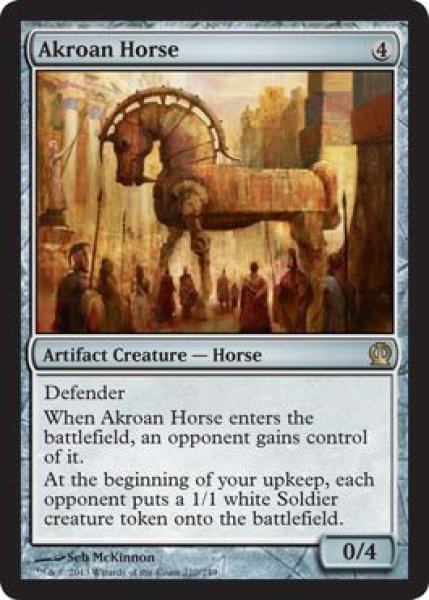 画像1: アクロスの木馬/Akroan Horse [THS-062ENR] (1)