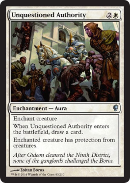 画像1: 疑いなき権威/Unquestioned Authority [CNS-A09ENU] (1)