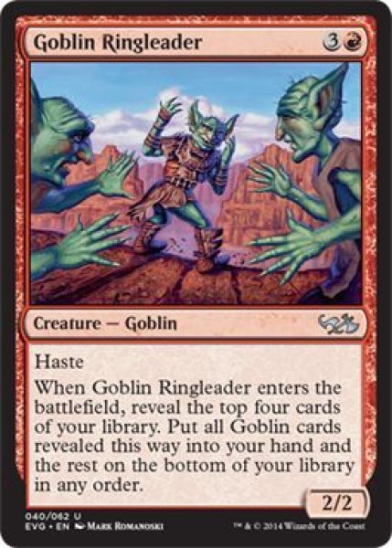 画像1: ゴブリンの首謀者/Goblin Ringleader [DD3-D00ENU] (1)