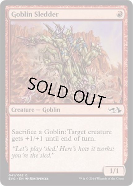 画像1: ゴブリンのそり乗り/Goblin Sledder [DD3-D00ENC] (1)