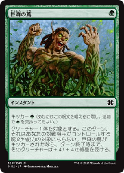 画像1: 【FOIL】巨森の蔦/Vines of Vastwood [MM2-A13JPC] (1)