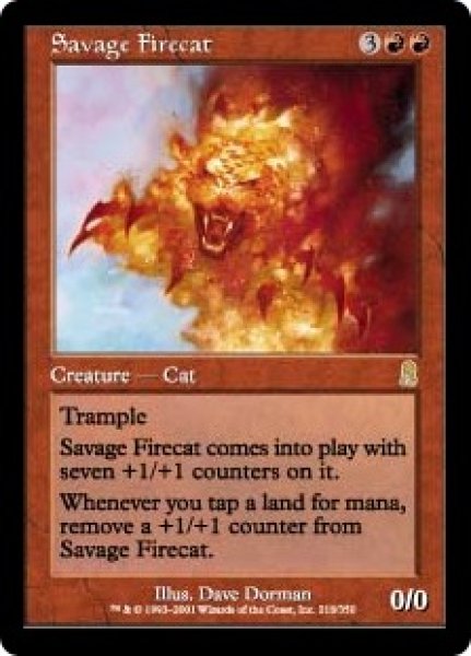 画像1: 凶暴な火猫/Savage Firecat [ODY-025JPR] (1)