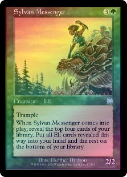 画像1: 【FOIL】森の伝書使/Sylvan Messenger [APC-023JPU] (1)