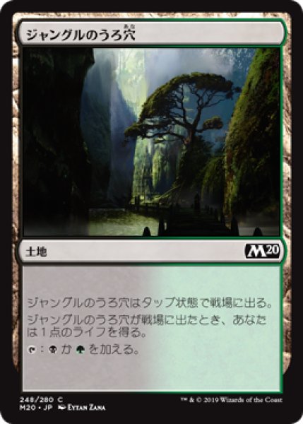 画像1: 【FOIL】ジャングルのうろ穴/Jungle Hollow [M20-JPC] (1)