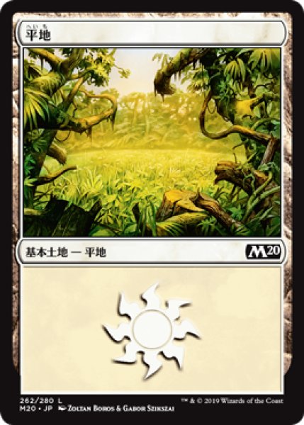 画像1: 【FOIL】平地/Plains ＃262 [M20-JPB] (1)