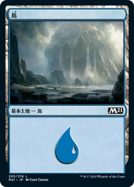 画像1: 【FOIL】島/Island ＃263 [M21-JPB] (1)