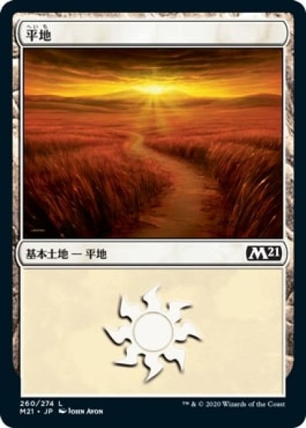 画像1: 【FOIL】平地/Plains ＃260 [M21-JPB] (1)