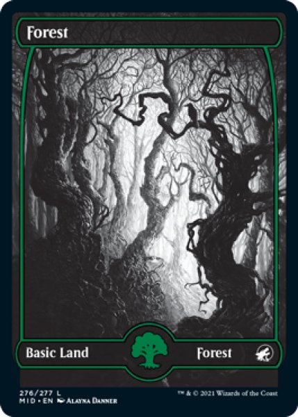 画像1: 【FOIL】森/Forest ＃276 [MID-089JPB] (1)