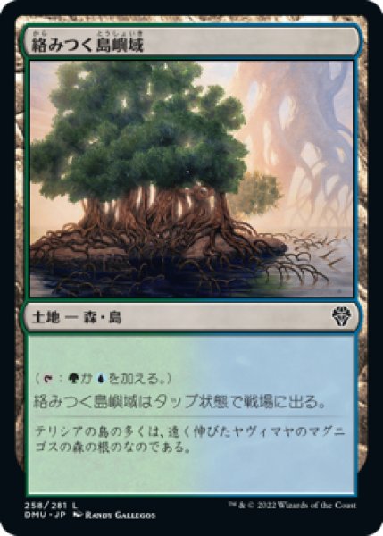 画像1: 【FOIL】絡みつく島嶼域/Tangled Islet [DMU-093JPC] (1)