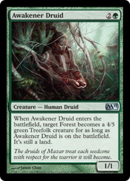 画像1: 【FOIL】覚醒のドルイド/Awakener Druid [M11‐ENU] (1)