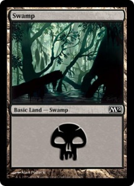 画像1: 【FOIL】沼/Swamp ＃241 [M12-ENB] (1)