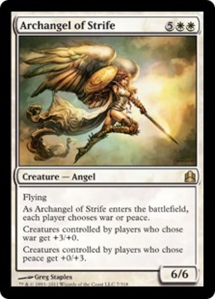 画像1: 敵対の大天使/Archangel of Strife [CMD-ENR] (1)