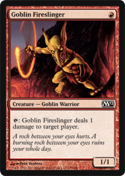 画像1: 【FOIL】ゴブリンの投火師/Goblin Fireslinger [M12‐ENC] (1)