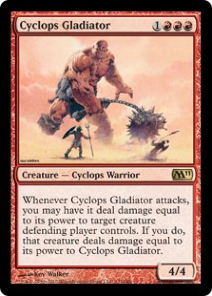 画像1: 【FOIL】サイクロプスの剣闘士/Cyclops Gladiator [M11-ENR] (1)