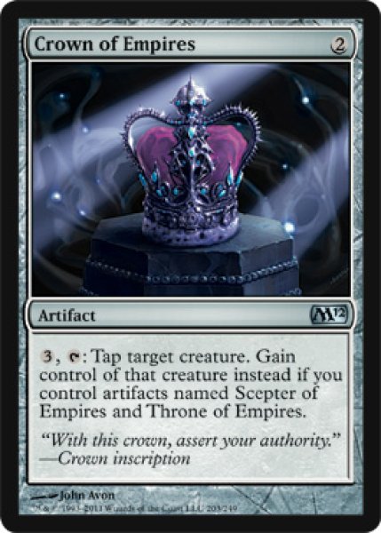 画像1: 【FOIL】帝国の王冠/Crown of Empires [M12-ENU] (1)